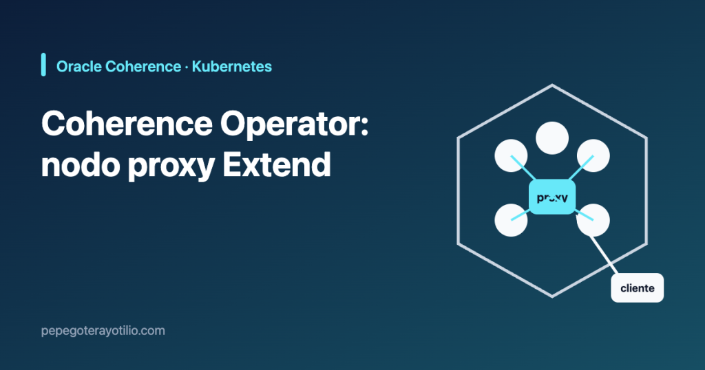Ilustración de un nodo proxy dentro de un cluster que conecta a un cliente externo